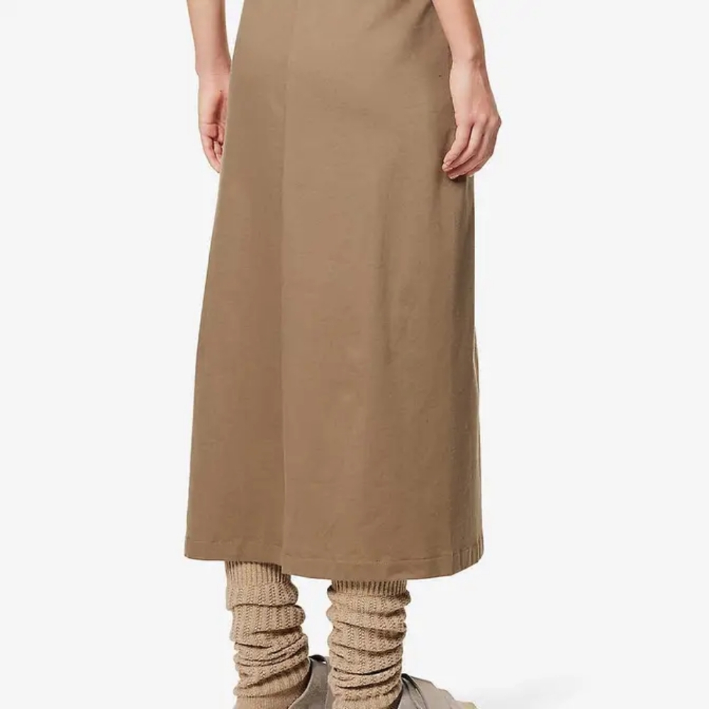 Fear Of God ESSENTIALS | logo-patch Jersey Long Skirt - Picture 3 of 11